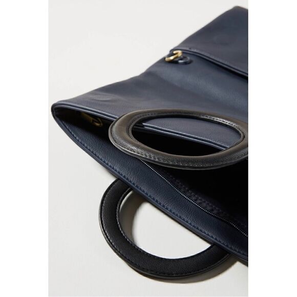 NEW Anthropologie Tabitha Foldover Ring Handle Crossbody Magnetic Purse Clutch - Picture 3 of 4